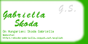 gabriella skoda business card